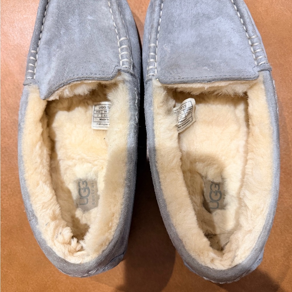 UGG Women's Gray Slippers with Cream Lining